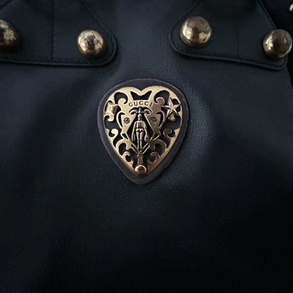 GUCCI STUDDED BABOUSKA BAG - Picture 2 of 5